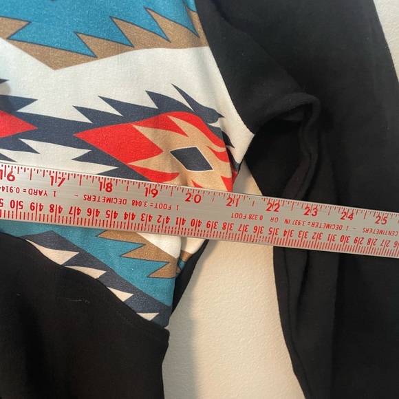 Ampersand Avenue Half Zip Sweatshirt Let’s Be Happy Large NWT - Picture 7 of 7